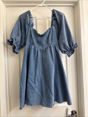 Denim dress